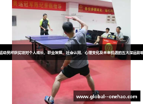 运动员所获奖项对个人成长、职业发展、社会认同、心理变化及未来机遇的五大深远影响